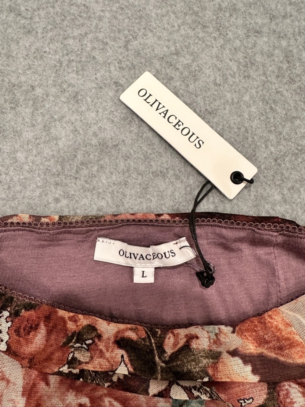 Olivaceous Anthropologie Brown Floral Mini Skirt - Picture 4 of 9